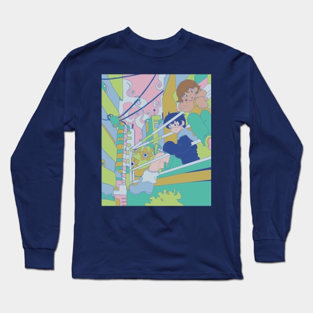 Omori fanart Long Sleeve T-Shirt by Sn00